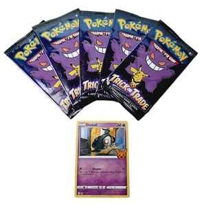 🍒 POKEMON Halloween "Trick or Trade" 5X Sealed Packs w/ 3 Cards Each (15 cards)